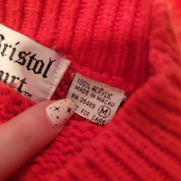 90s Vintage Knit Winter Sweater Size Medium - Picture 5 of 5